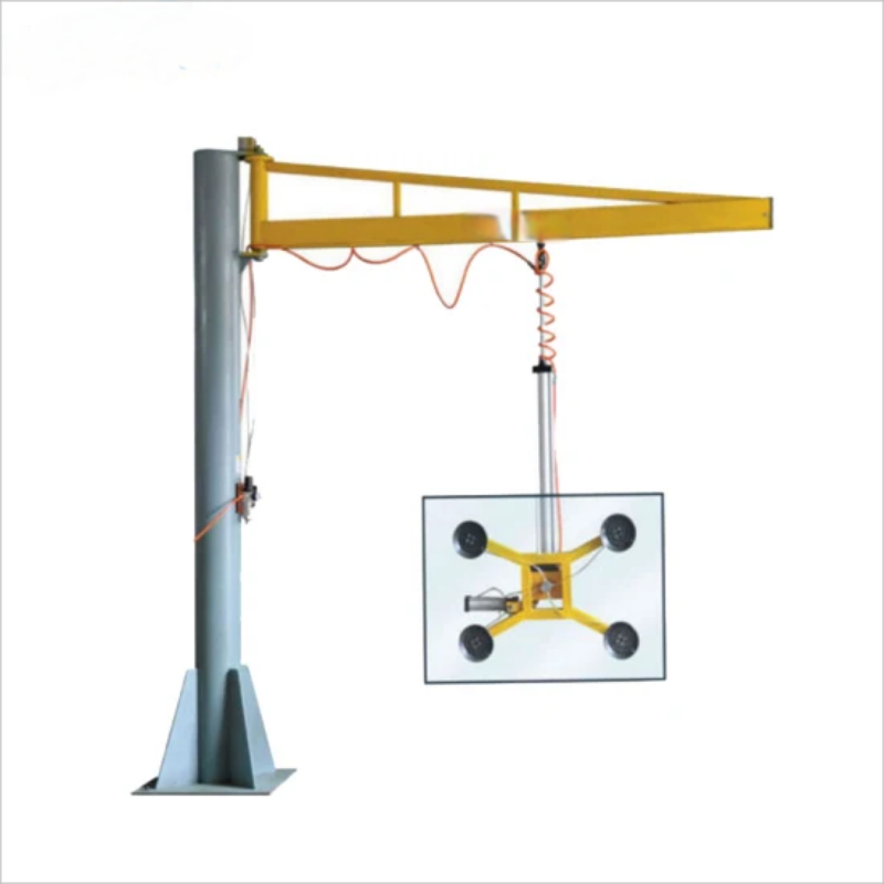 Pneumatic Glass Unloading Machine With Suckers And Column