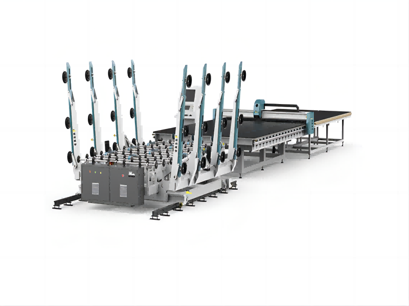 Fully Automatic Glass Cutting Line For Loading Transporting and Cutting