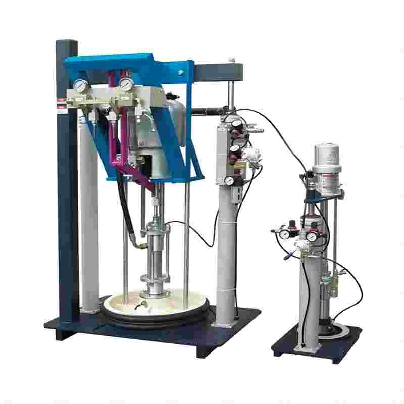 Vertical Manual Glass Sealant Extruder Machine