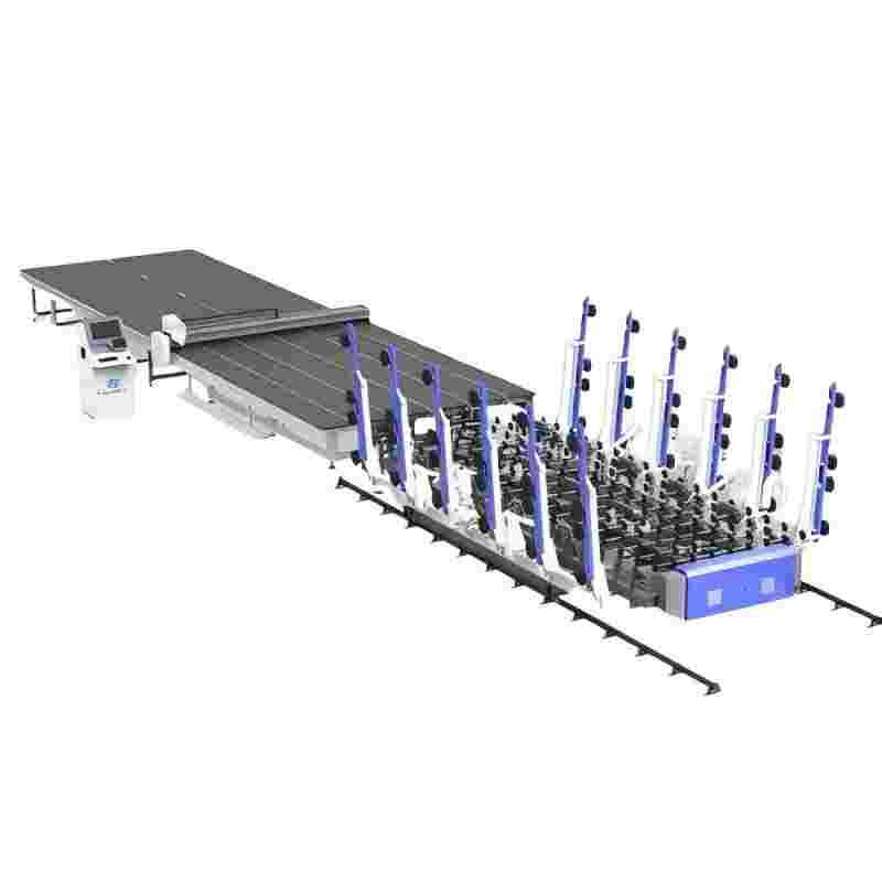 Fully Automatic Glass Cutting Line For Loading Transporting and Cutting