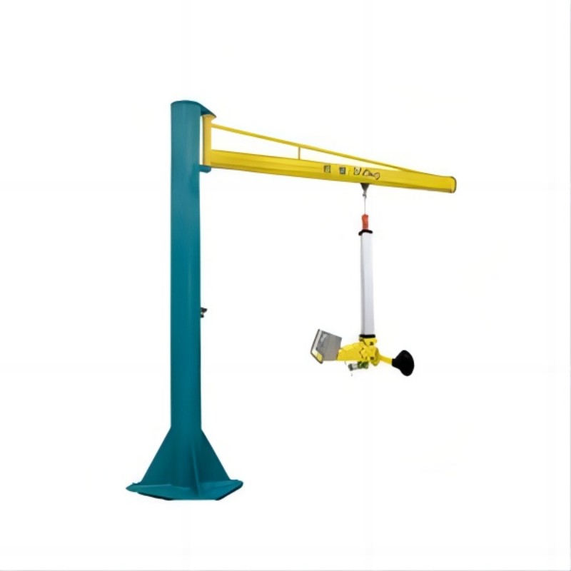 Vacuum Suction Cup Insulating Glass Lifting Crane Equipment